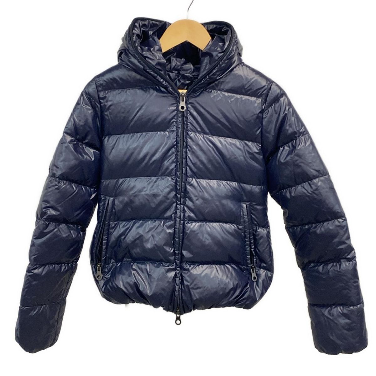 DUVETICA ダウンジャケット サイズ40 ネイビー DUVETICA(デュベティカ) ダウンジャケット サイズ40 M レディース美品