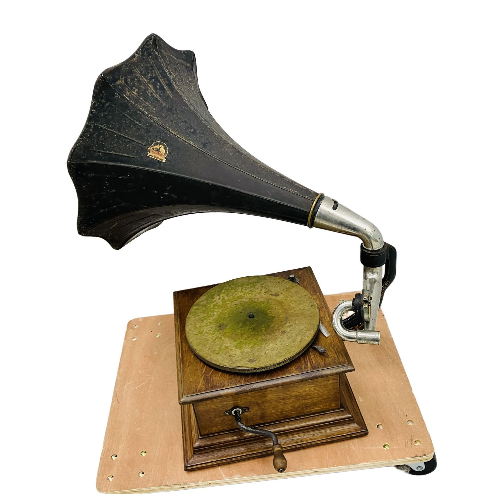 VICTOR ビクター V-I ラッパ付き 蓄音機 オーディオ 音響 ジャンク