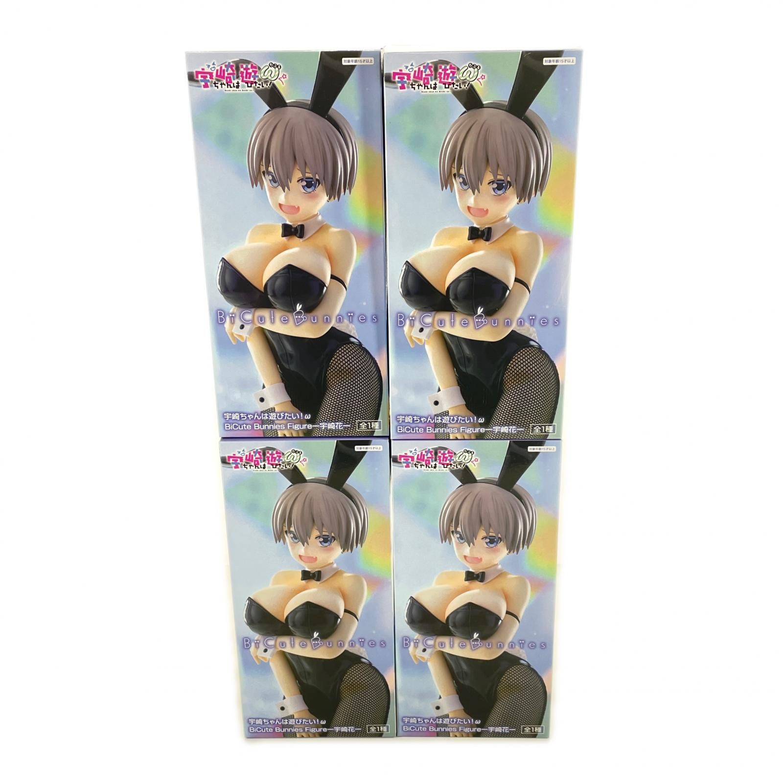 未使用 FuRyu 4点 まとめ売り BiCute Bunnies Figure -宇崎花