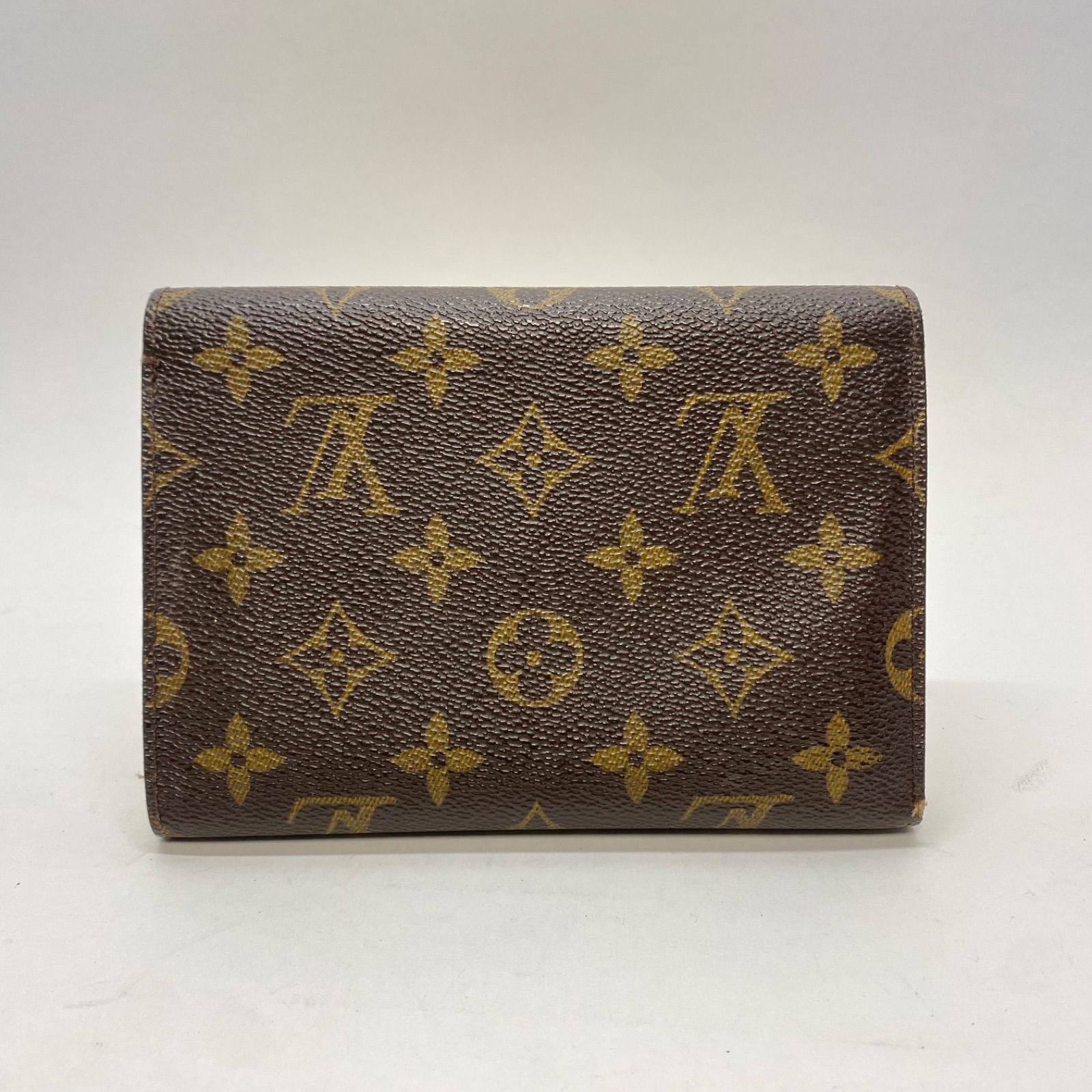 3441 LOUIS VUITTON ルイヴィトン モノグラム 三つ折り財布 パピエ