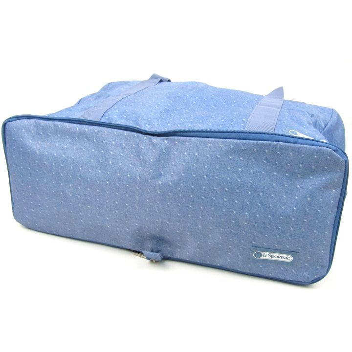 レスポートサック ポケッタブルショッパー デニムピケ柄 折りたたみ