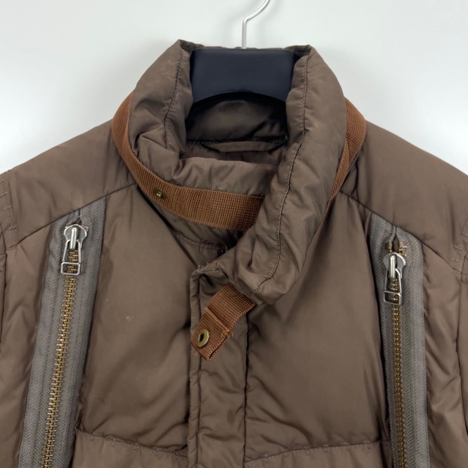 MARITHE FRANCOIS GIRBAUD 00s y2k archive gimmick down jacket S