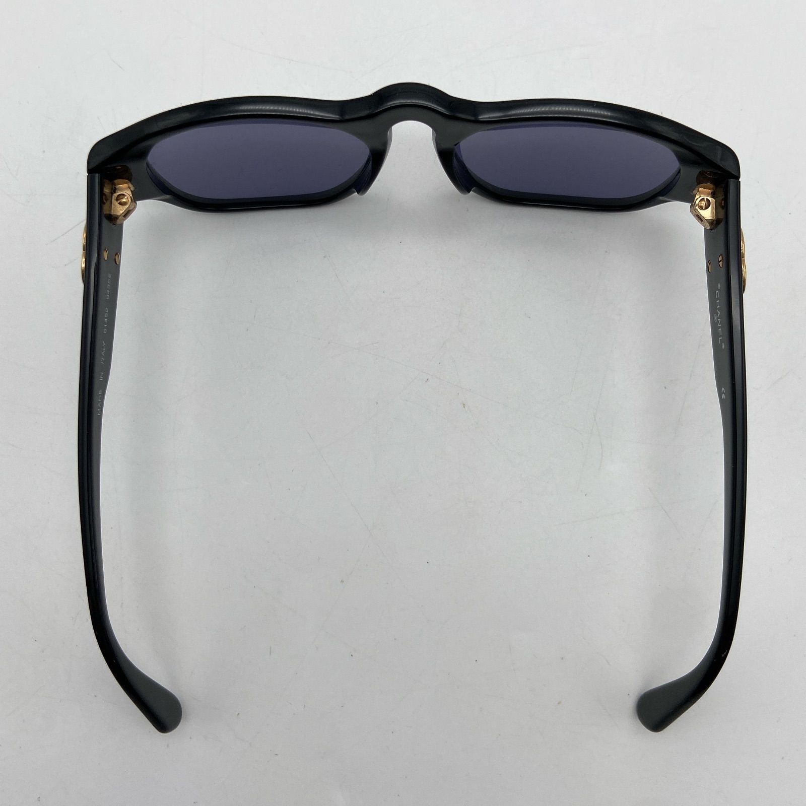 Chanel Coco Mark Sunglasses Plastic Black 01452 94305 シャネル