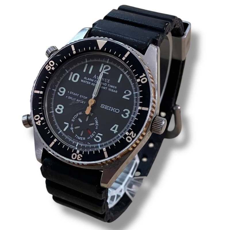 60]251124-8764-1918 TM700 SEIKO AVENVE アベニュー 8M26-6000 WATER