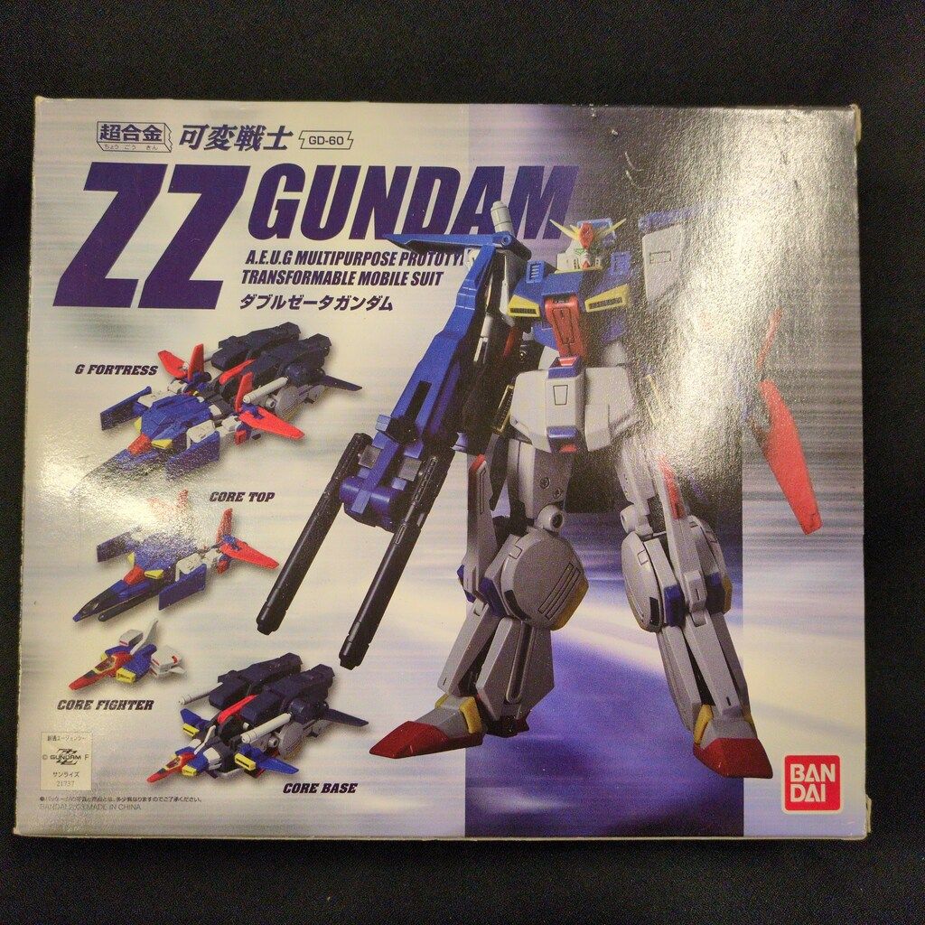 最終値下げ レア物 バンダイ 超合金 GD-60 可変戦士 ZZガンダム 超合金GD-60 可変戦士ダブルゼータガンダム 機動戦士ガンダムZZ
