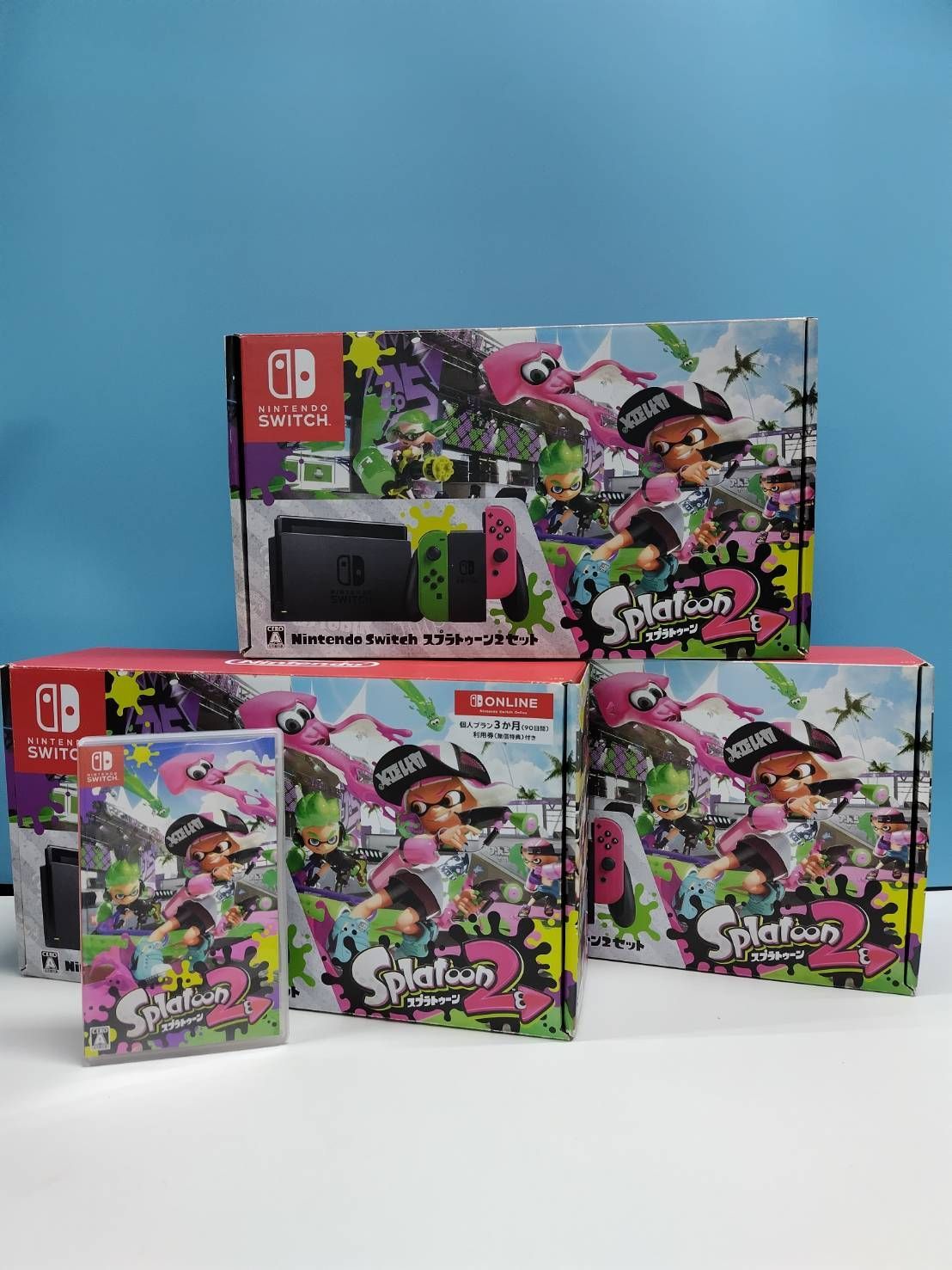 3台まとめ売り】Nintendo Switch スプラトゥーン2/HAC-001/ソフト
