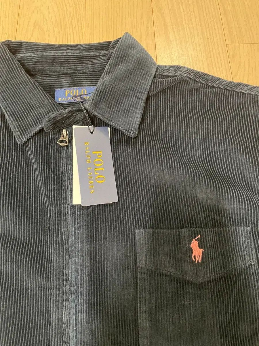 新品 ポロ ラルフローレン コーデュロイ シャツ ジップアップ