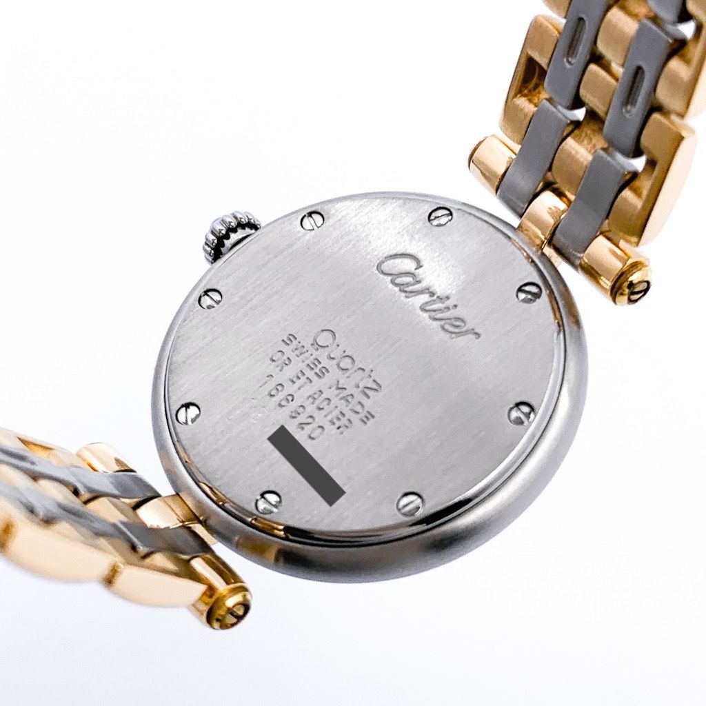 仕上済】カルティエ パンテール ヴァンドーム SM コンビ 3ロウ K18×SS