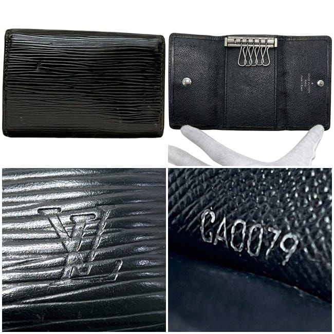 ルイ ヴィトン キーケース ミュルティクレ6 ブラック ノワール エピ