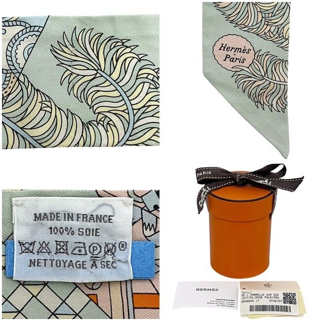 エルメス リボン ツイリー ライトブルー ベージュ 杖傘と決闘 - メルカリ