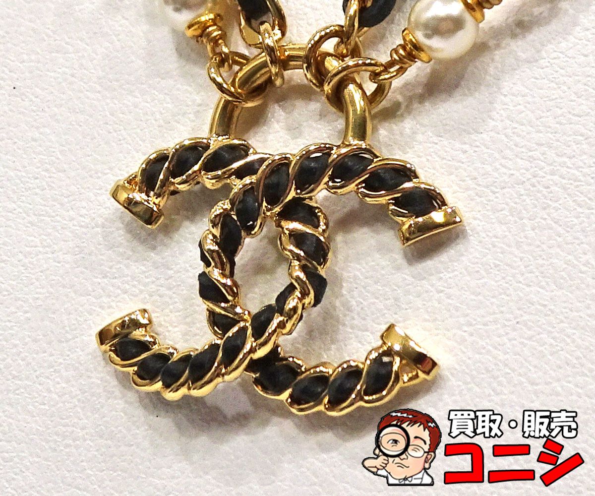 質コニシ】【CHANEL/シャネル】ネックレス ココマーク チェーン I24/K