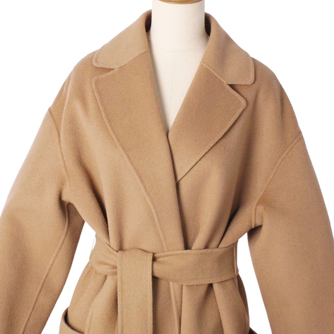 極美品 マックスマーラ S'MaxMara 2021 ベルト付き ロングコート