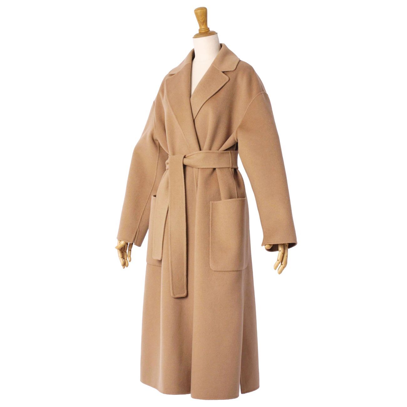 極美品 マックスマーラ S'MaxMara 2021 ベルト付き ロングコート