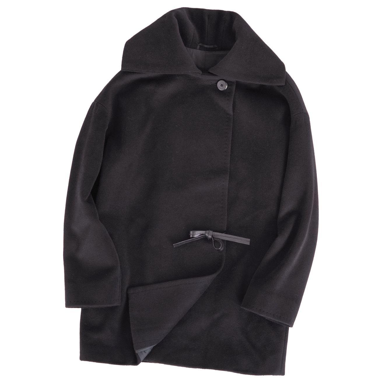 極美品 マックスマーラ Max Mara コート 白タグ ウール カシミヤ アウ