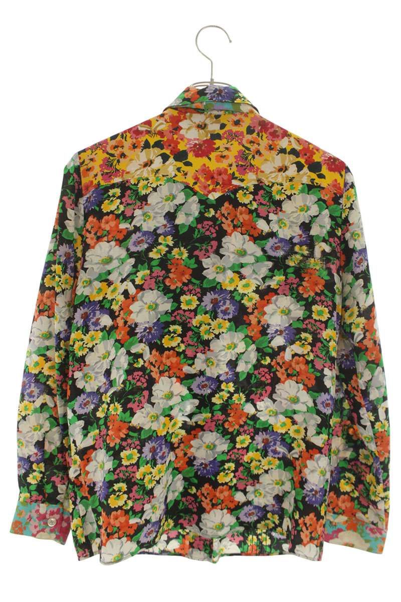 グッチ 498638 ZKP22 フラワー総柄長袖シャツ メンズ 42 - メルカリ