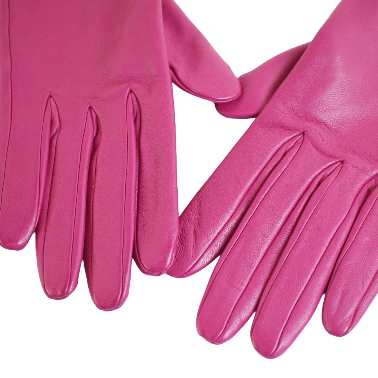 極美品 エルメス HERMES 手袋 グローブ ケリー金具 カデナ 南京錠 ラム