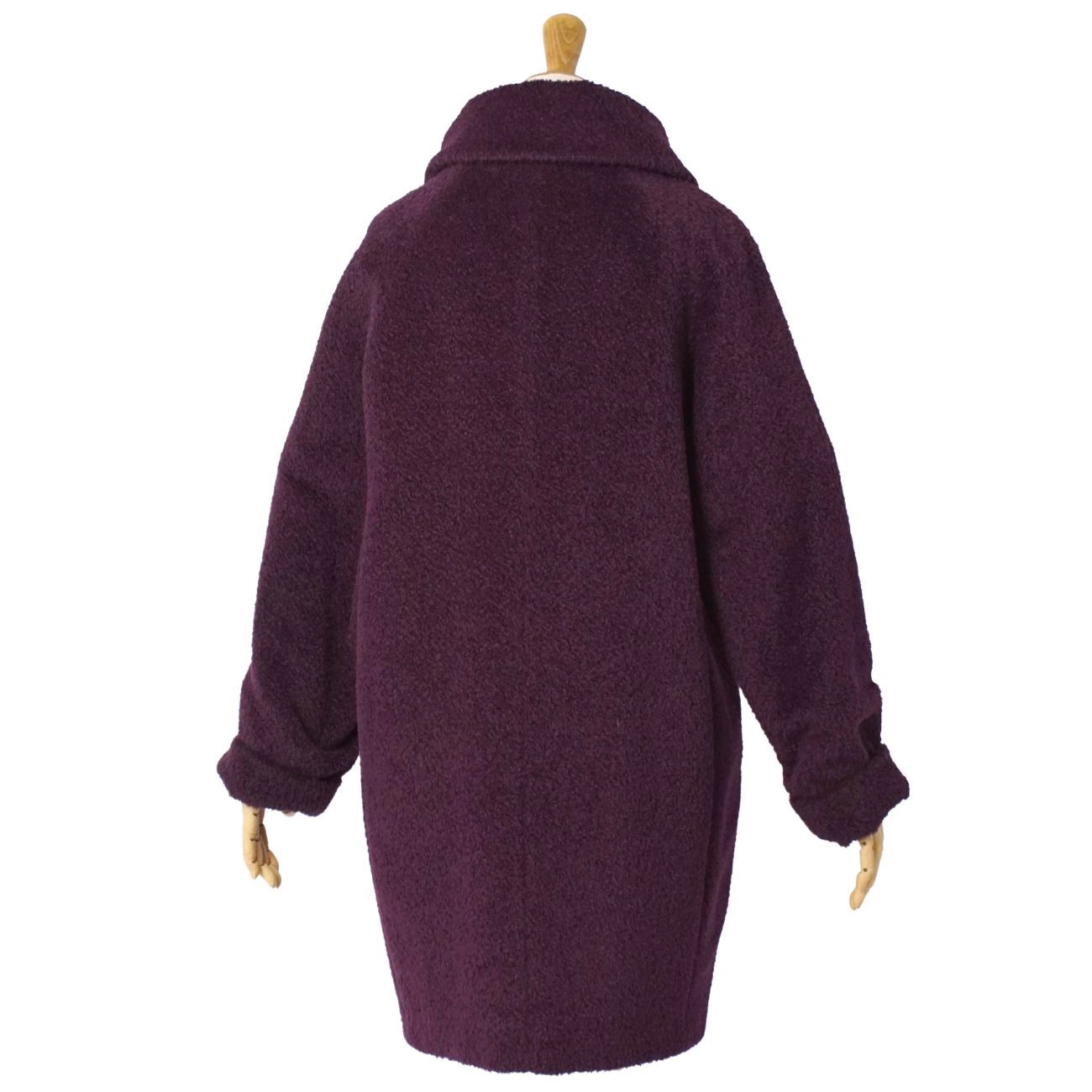 美品 マックスマーラ Max Mara STUDIO コート シャギー アルパカ