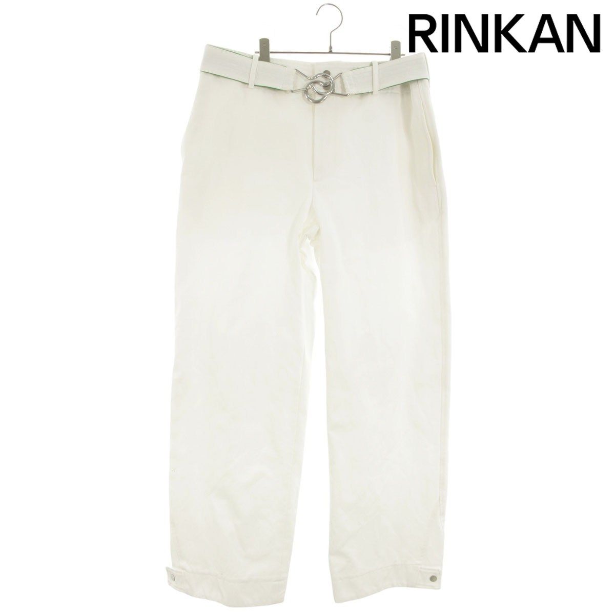 ボッテガヴェネタ 689104 V0XK0 ベルト付きワイドチノロングパンツ