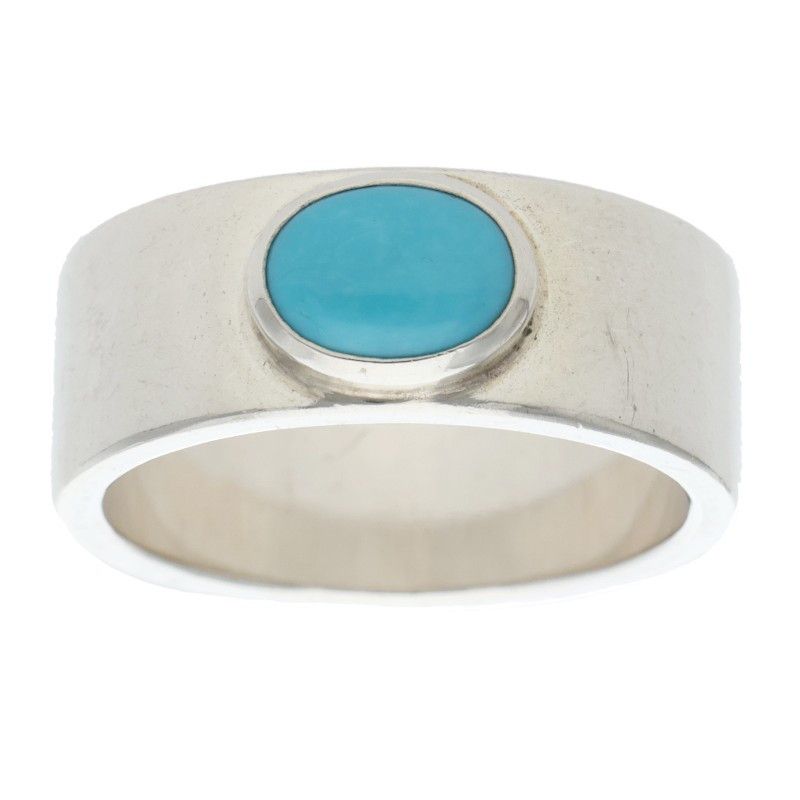 ゴローズ ターコイズ付き平打ち リング メンズ 17号 - メルカリ