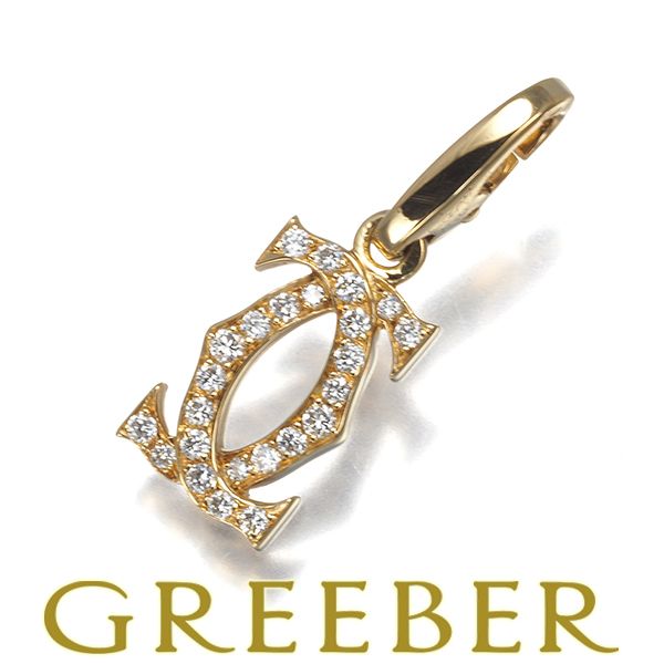 カルティエ ペンダントトップ ダイヤ ダイヤモンド 2C ドゥーブルC C2