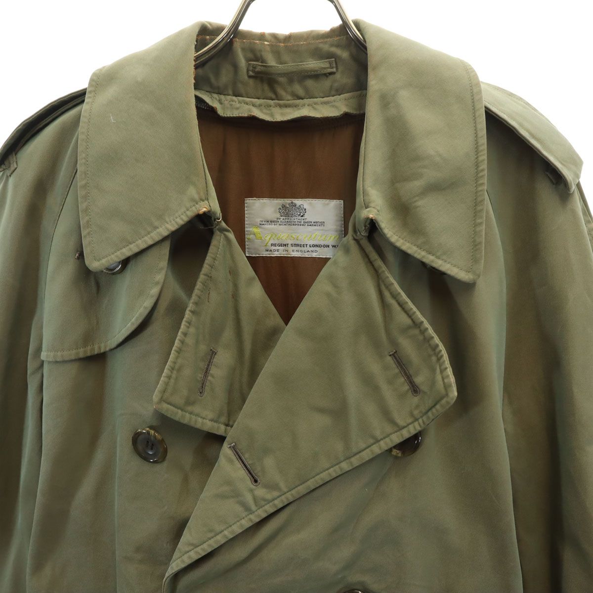Aquascutum アクアスキュータム 80s 70s イングランド製 ヴィンテージ