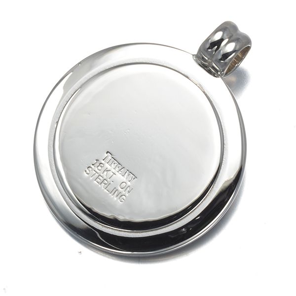 ティファニー ペンダントトップ セントクリストファー コイン シルバー