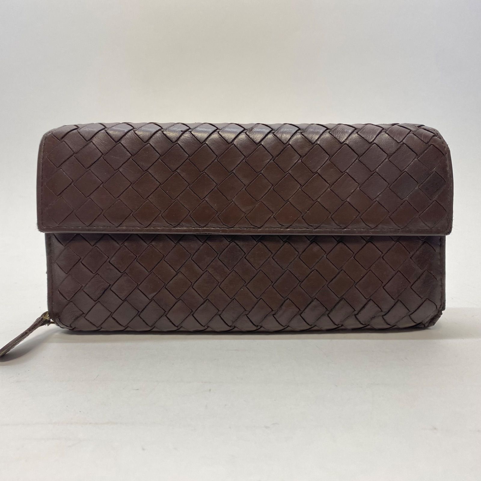 3218 BOTTEGA VENETA ボッテガヴェネタ 長財布 レザー イントレ