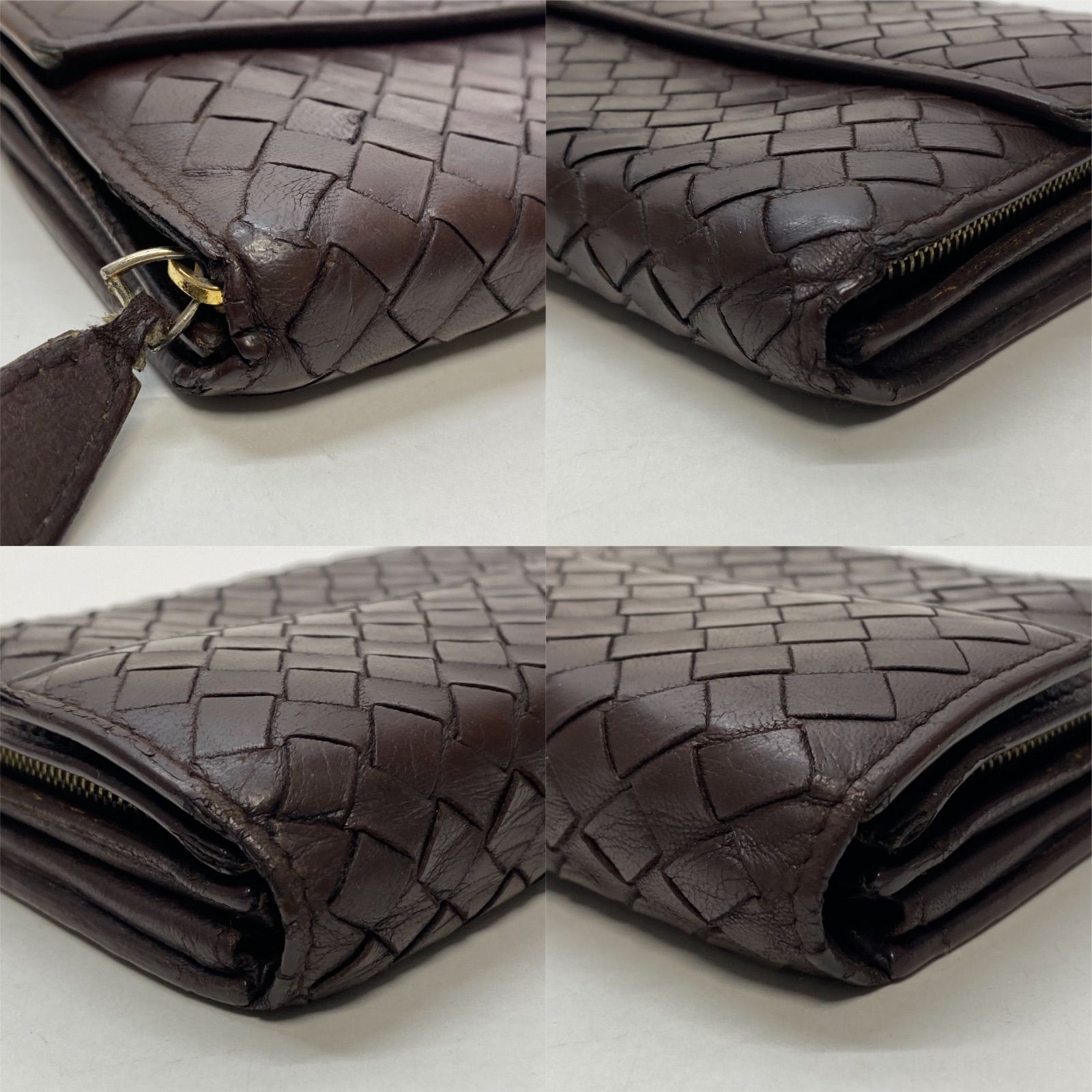 3218 BOTTEGA VENETA ボッテガヴェネタ 長財布 レザー イントレ