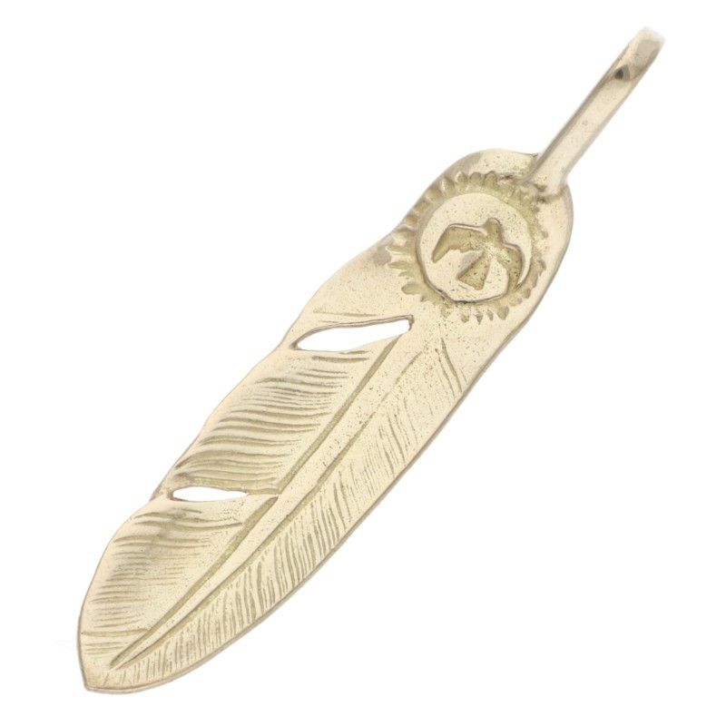 ゴローズ 全金フェザー 中 左向き ネックレストップ メンズ 中 - メルカリ