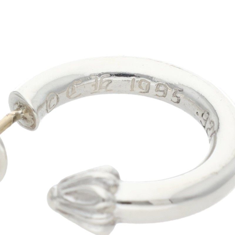 クロムハーツ HOOP PLAIN/プレーンフープ シルバーピアス メンズ