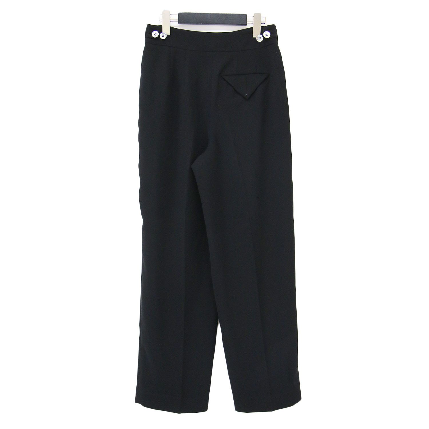 ENFOLD エンフォルド パンツ ブラック 黒 サイズ:36(S) | 23春夏