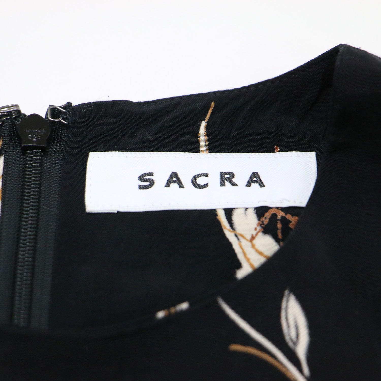 SACRA サクラ ワンピース ブラック 黒 サイズ:38(M) | 21秋冬 オータム