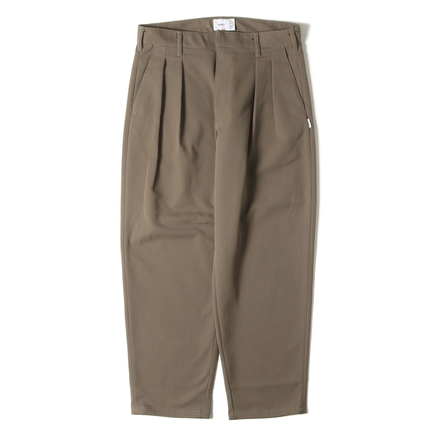 新品】WTAPS ダブルタップス パンツ ベージュ サイズ:M | 25AW 2タック