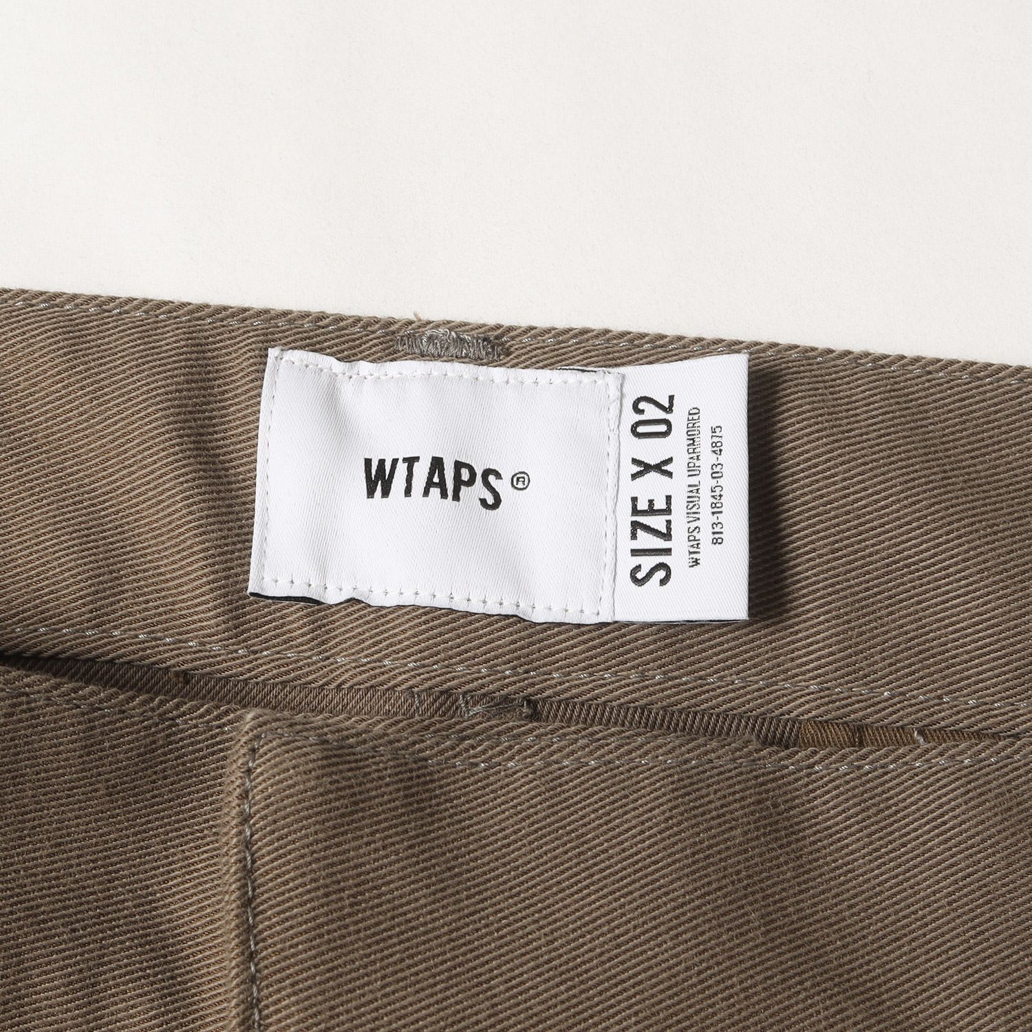 新品】WTAPS ダブルタップス パンツ ベージュ サイズ:M | 25AW 2タック