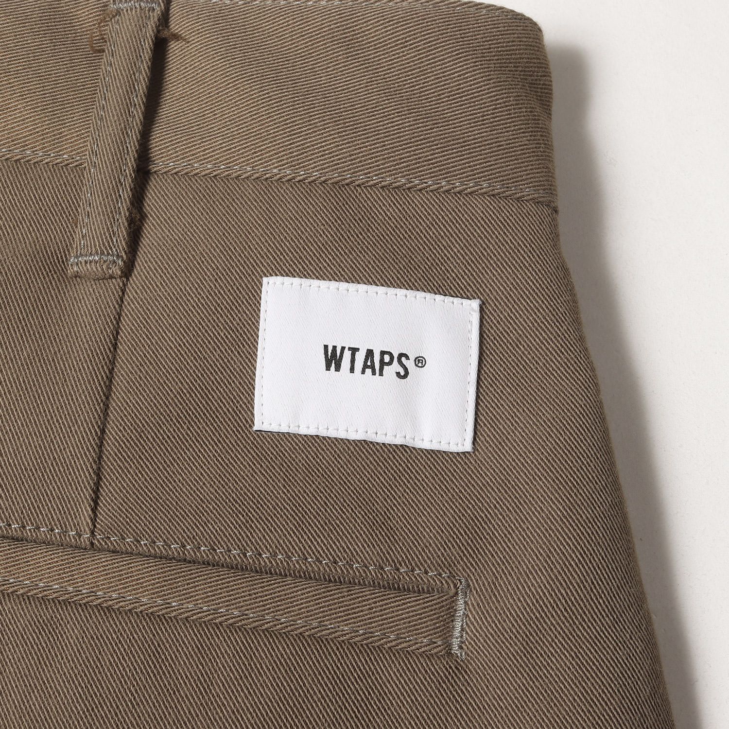 新品】WTAPS ダブルタップス パンツ ベージュ サイズ:M | 25AW 2タック