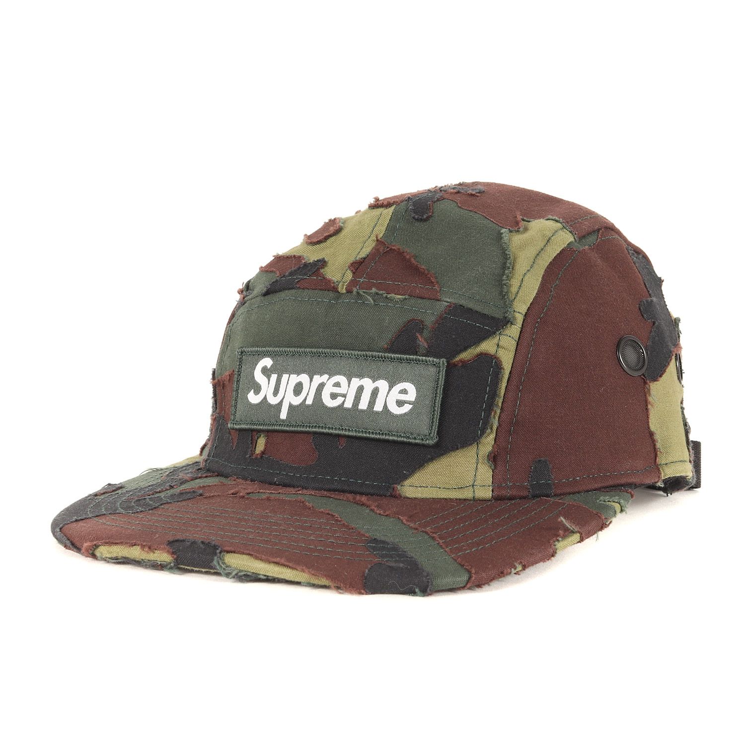 美品】Supreme シュプリーム キャップ ウッドランドカモ サイズ:FREE