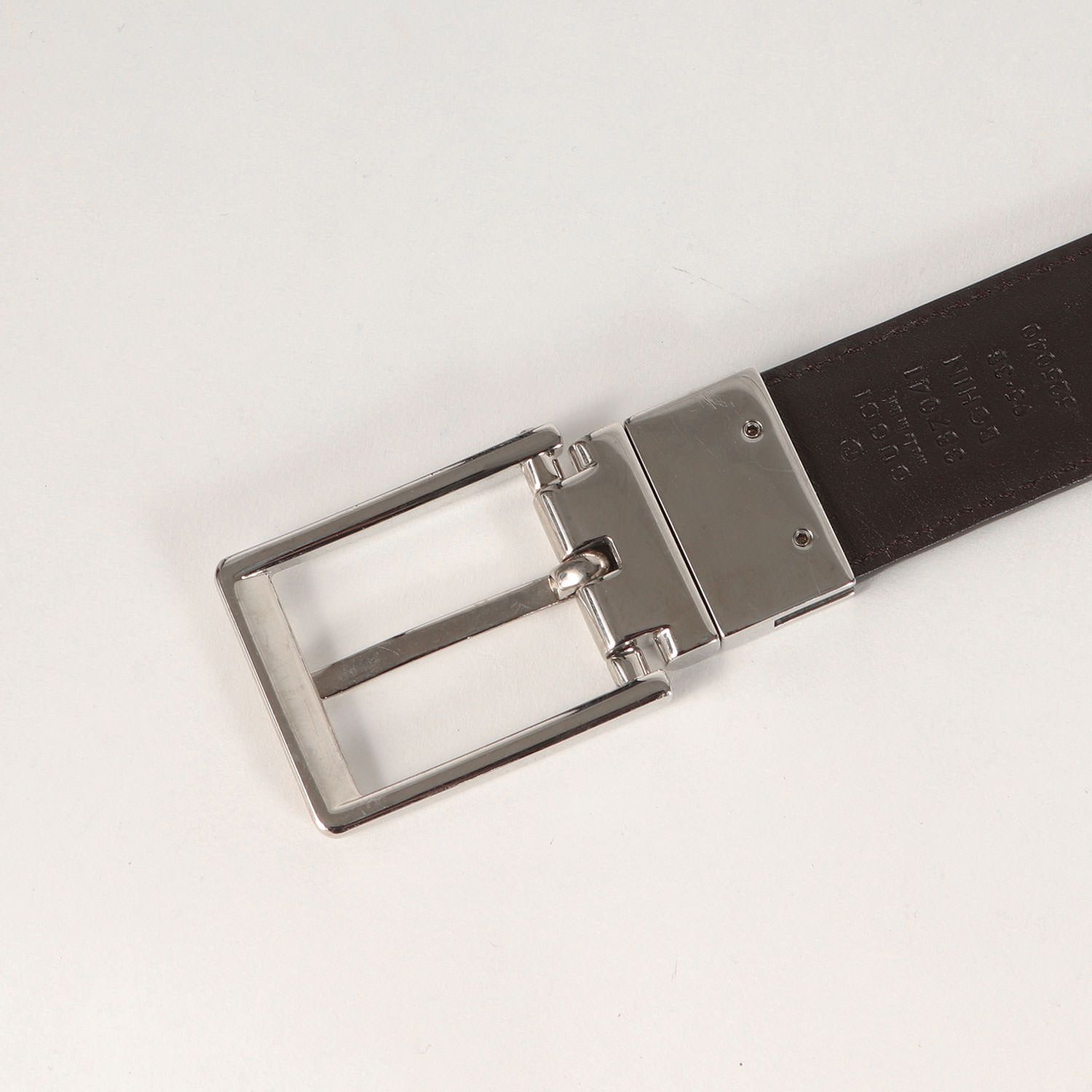 美品】GUCCI グッチ ベルト | スクエアバックル リバーシブル レザー