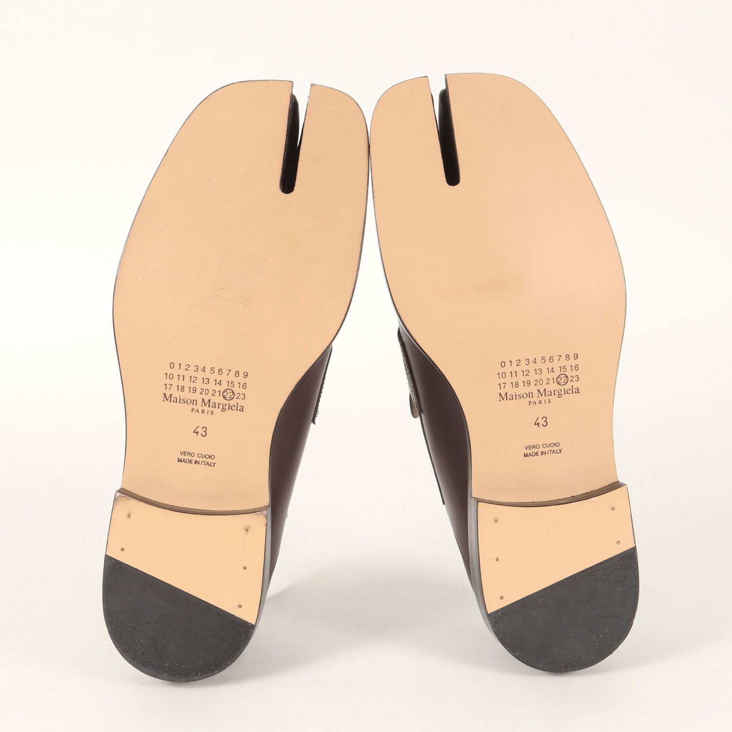 Maison Margiela ダークブラウン ローファー　43 28 新品同様】Maison Margiela メゾン マルジェラ サイズ:43(28cm相当