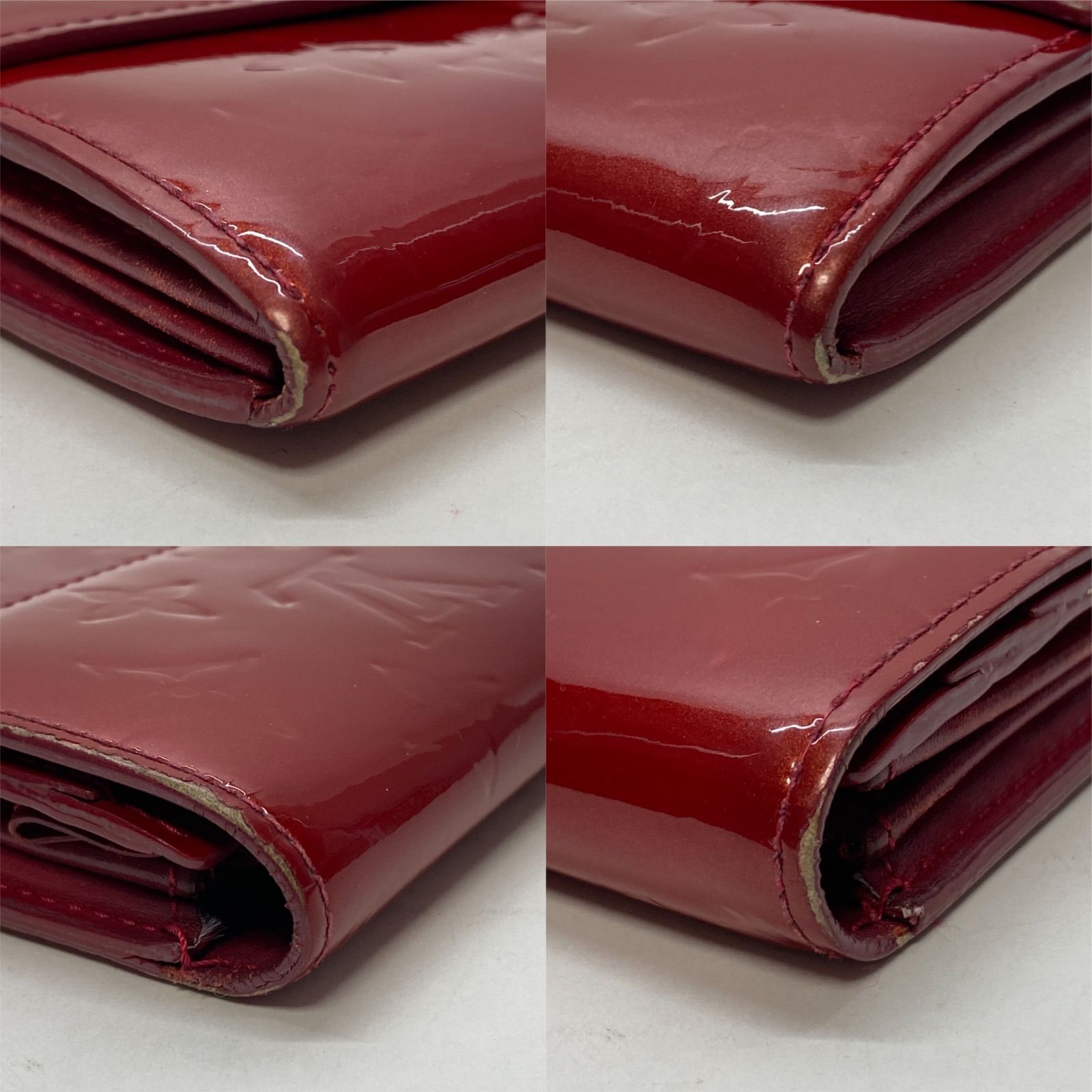 3448 LOUIS VUITTON ルイヴィトン ヴェルニ 長財布 ポルトフォイユ