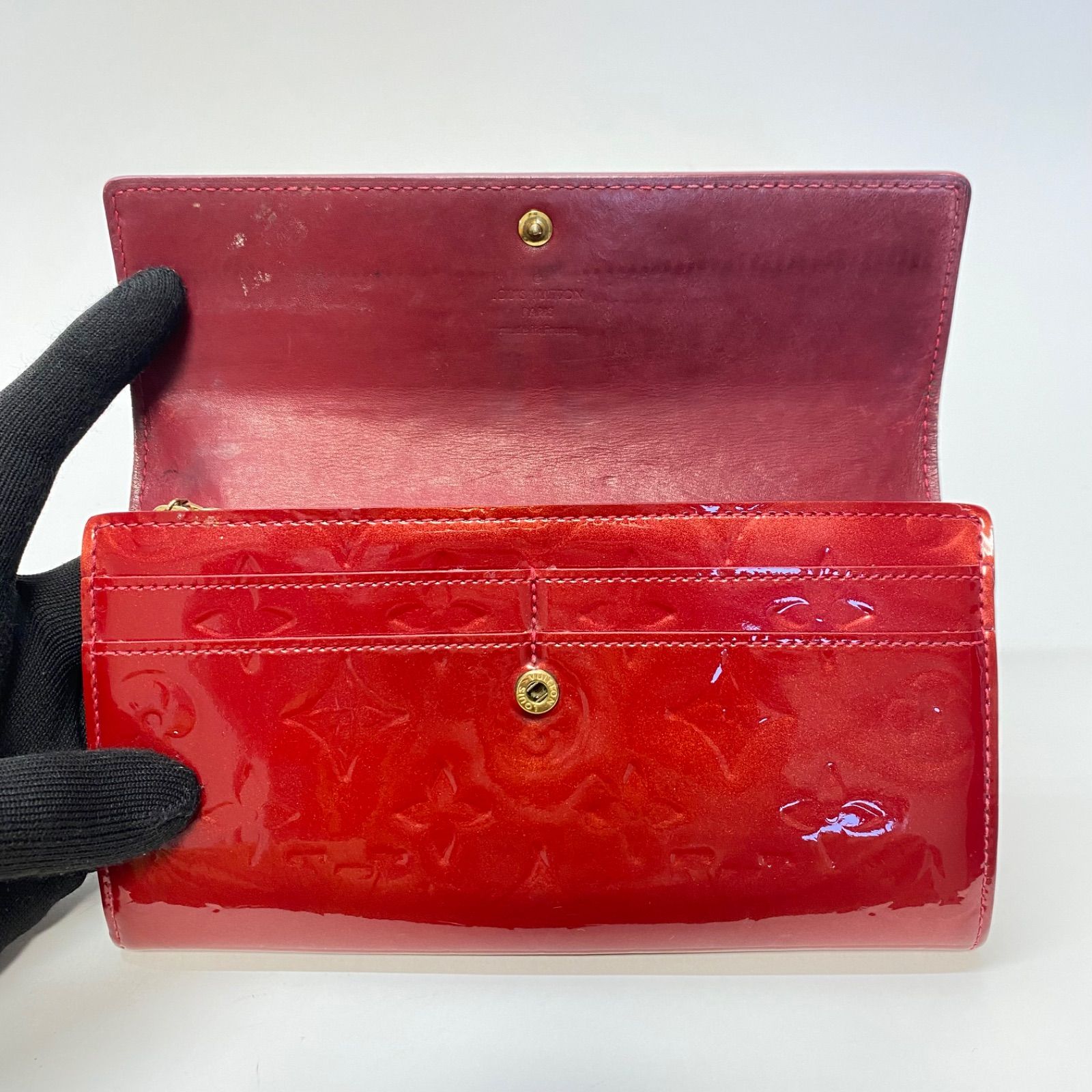 3448 LOUIS VUITTON ルイヴィトン ヴェルニ 長財布 ポルトフォイユ