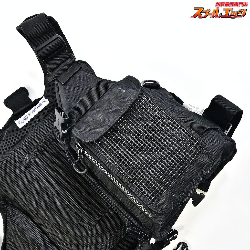 【リバレイ】 RBB ロックショアベストIII 3 ブラック サイズフリー