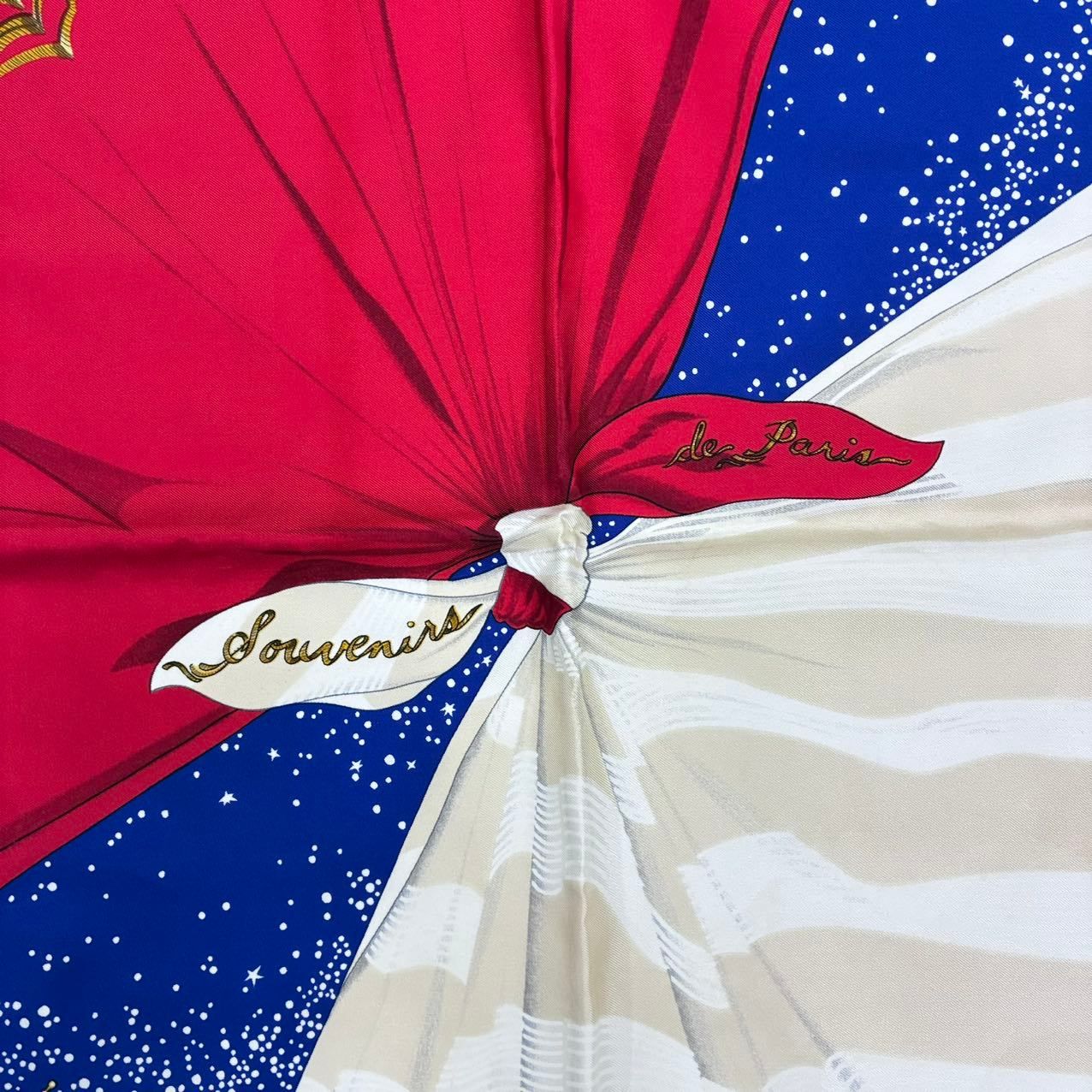 極美品 HERMES エルメス スカーフ カレ90 シルク Souvenirs de Paris