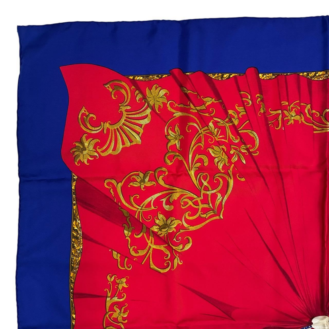 極美品 HERMES エルメス スカーフ カレ90 シルク Souvenirs de Paris