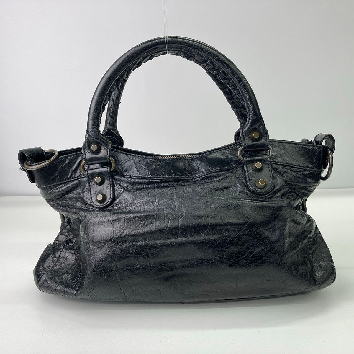BALENCIAGA バレンシアガ ザ・ファースト レザー2WAY ハンドバッグ 