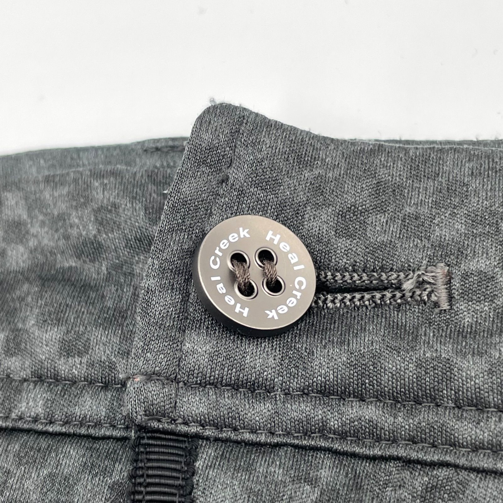 Heal Creek ヒールクリーク スカート ゴルフウェア 伸縮性 ロゴボタン