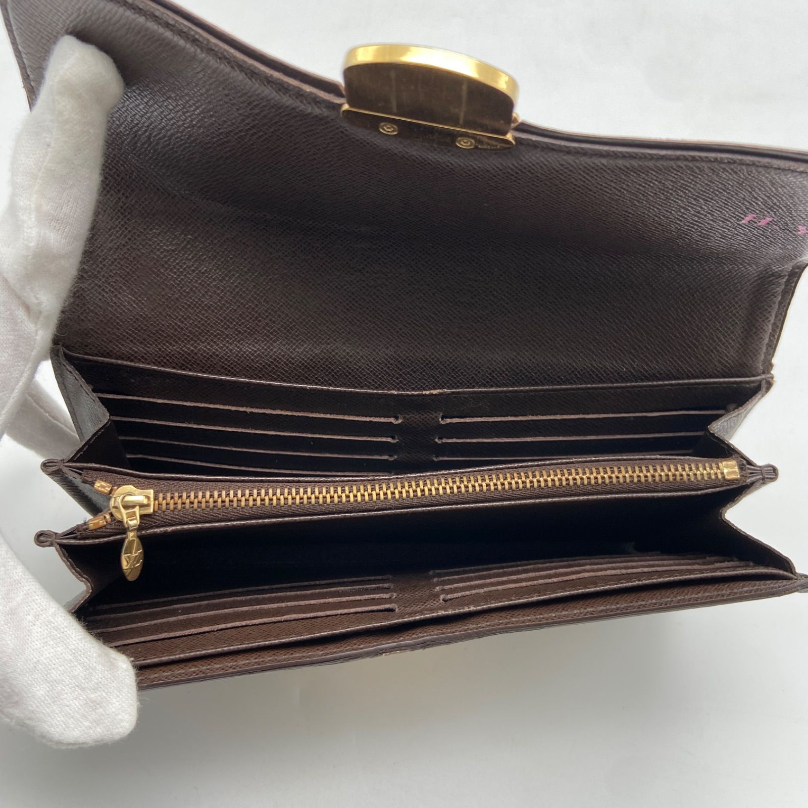 Louis Vuitton Damier Ebene Sistina Wallet N61747 / ルイ・ヴィトン