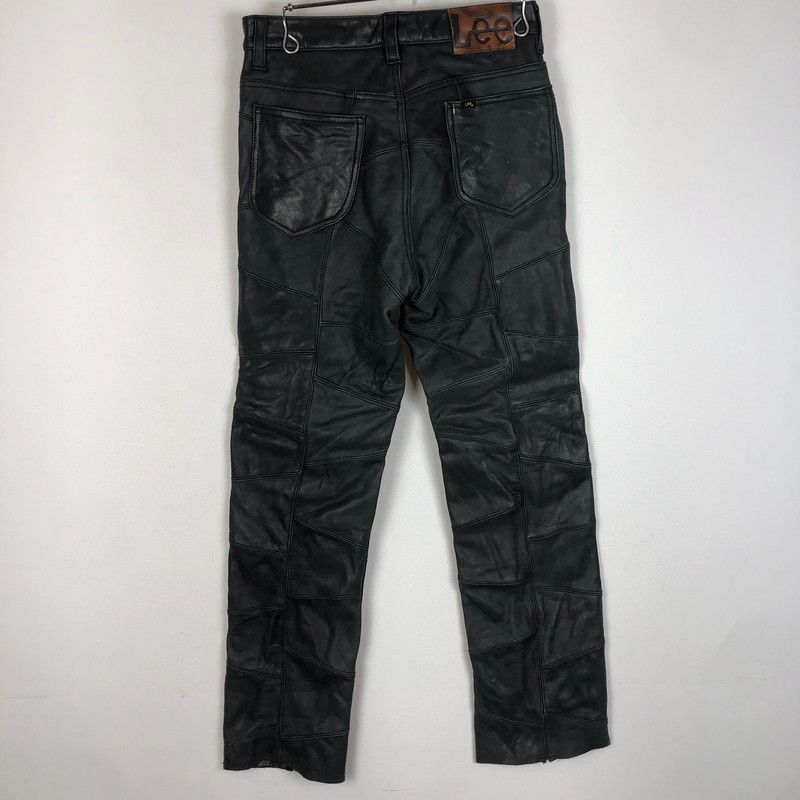 中古品】Lee リー PATCHWORK LEATHER PANT 5201 パッチワーク レザー