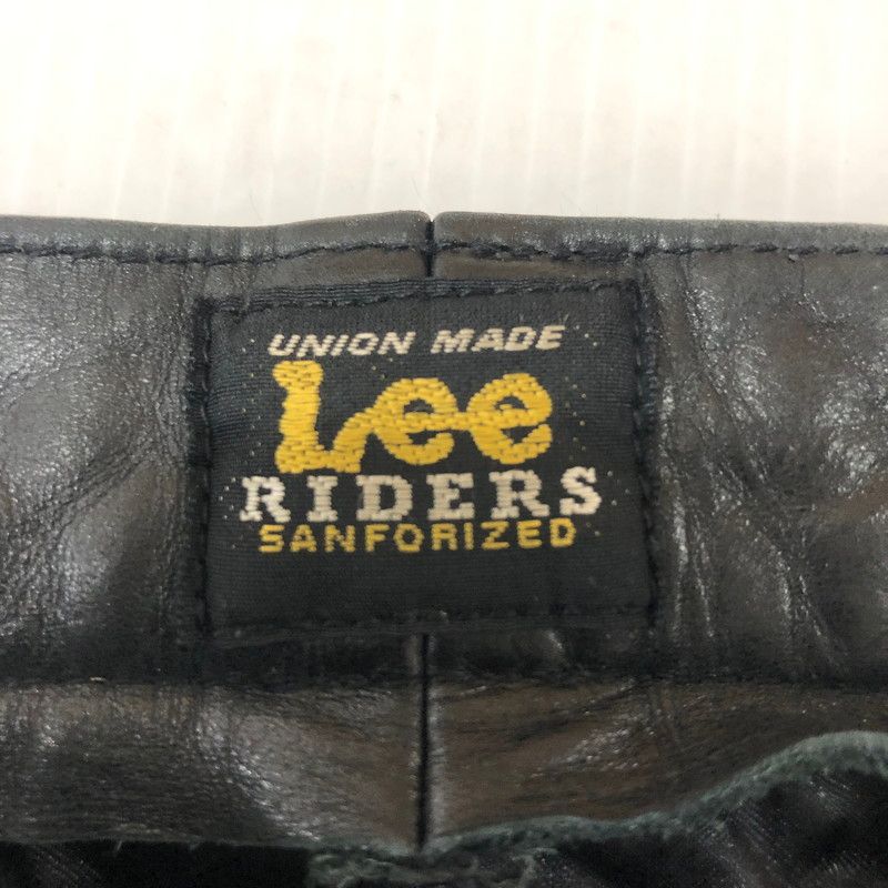 中古品】Lee リー PATCHWORK LEATHER PANT 5201 パッチワーク レザー