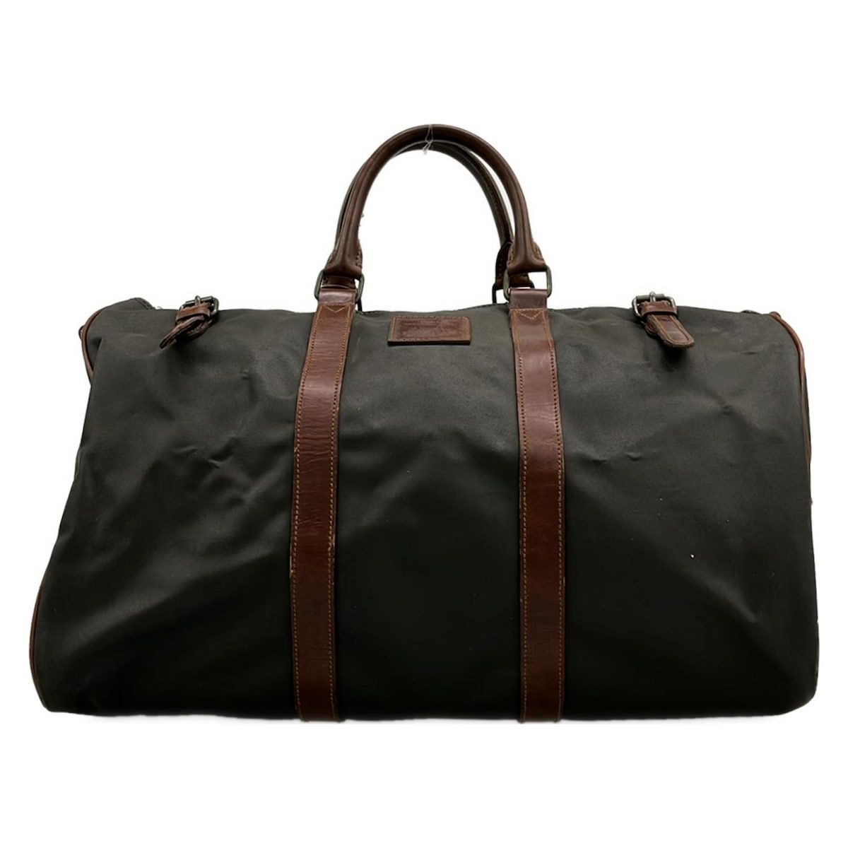 RalphLauren(ラルフローレン) ボストンバッグ - カーキ×ダークブラウン