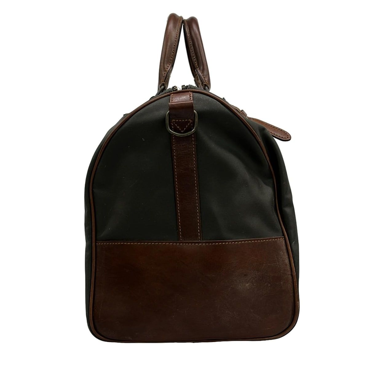 RalphLauren(ラルフローレン) ボストンバッグ - カーキ×ダークブラウン